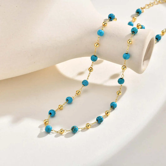 Boho Aura Halskette liegend