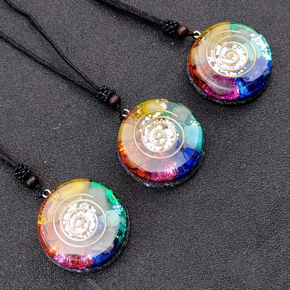Chakra Orgonit Anhänger 3 stück