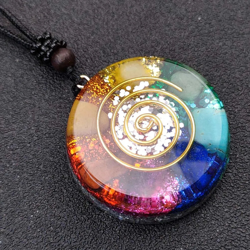 Chakra Orgonit Anhänger nahaufnahme