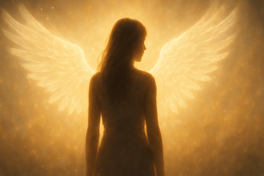 Engel Zeichen auf dem Körper finden