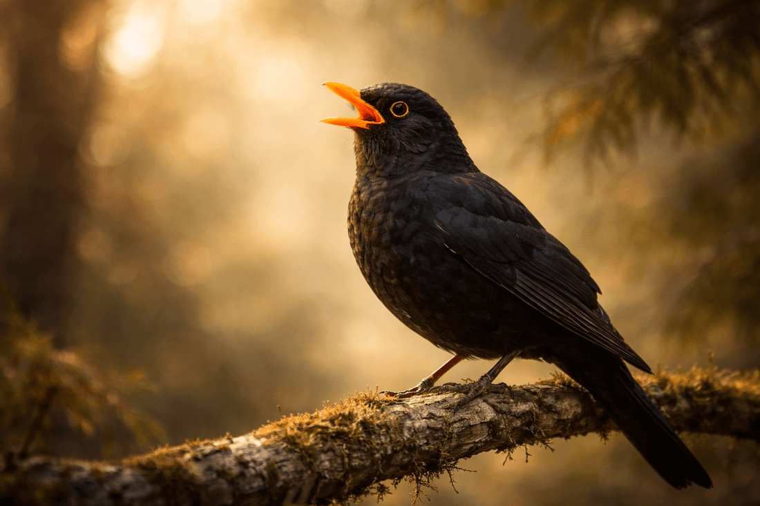 Krafttier Amsel