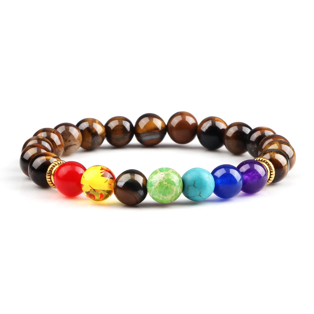 Ayana Chakra Armband Tigerauge