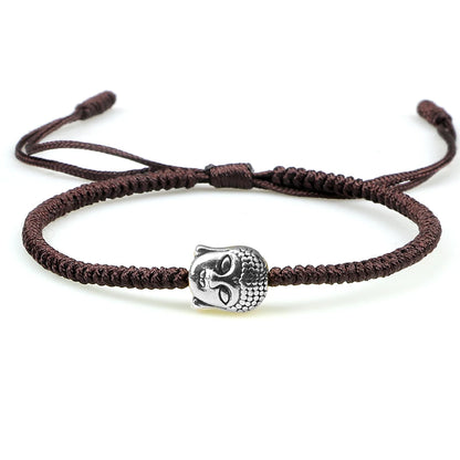 Bodhi Buddha Armband braun