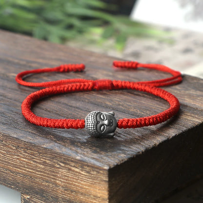 Bodhi Buddha Armband rot tisch