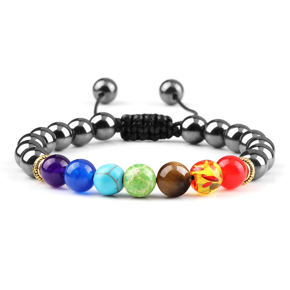 Chakra Prisma Armband Hämatit