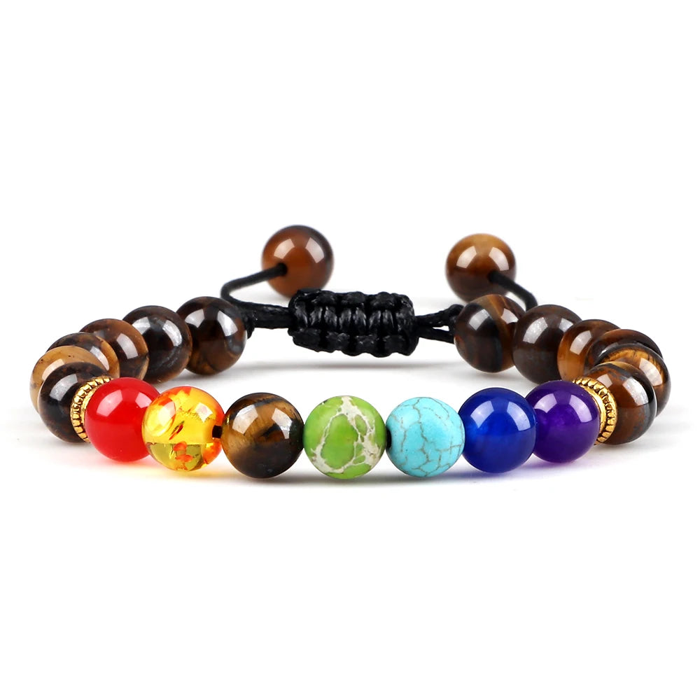 Chakra Prisma Armband Tigerauge
