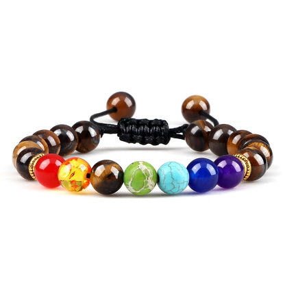 Chakra Prisma Armband Tigerauge