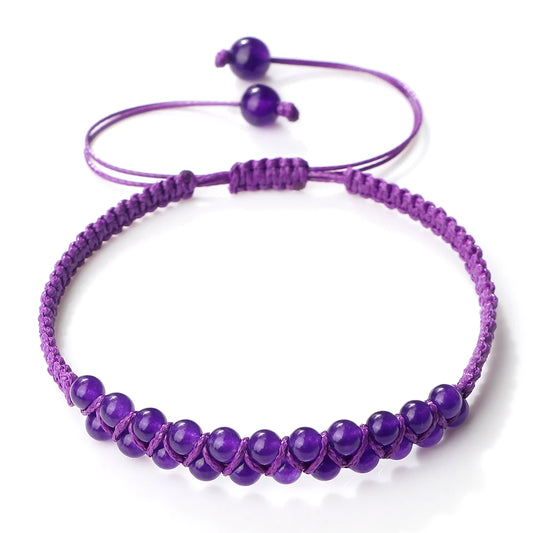 Energiefluss Armband – Doppelstein Pink