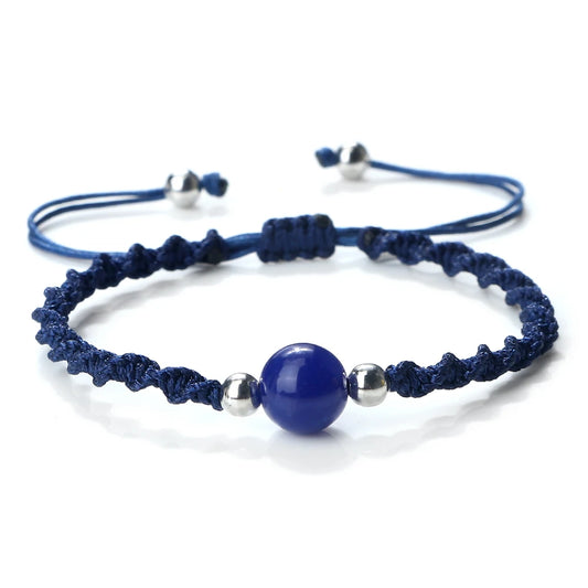 Erdungsknoten Armband Blau