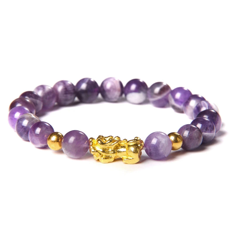 Feng Shui Armband Energiefluss Amethyst