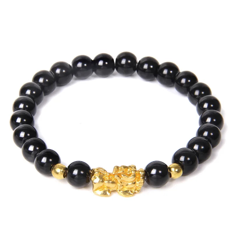 Feng Shui Armband Energiefluss Schwarz