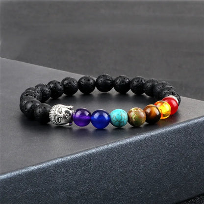 Chakra Buddha Armband