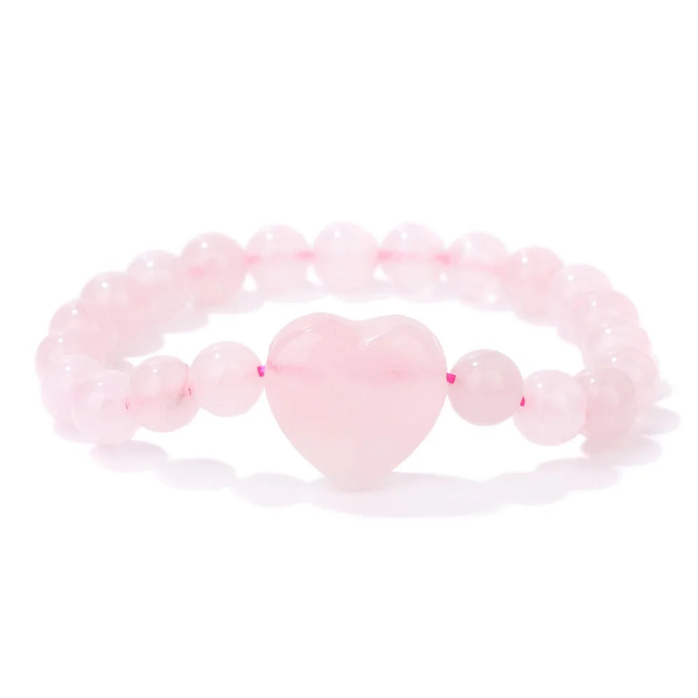 Herzenergie Armband Rosenquarz