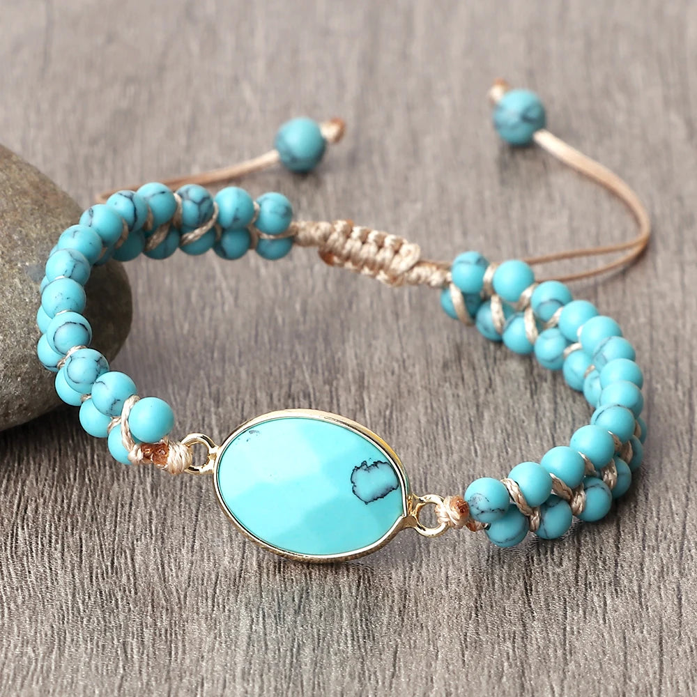 Inner Calm Türkisarmband Oval