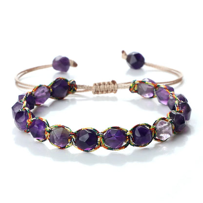 Kraftstein Knotenarmband Amethyst