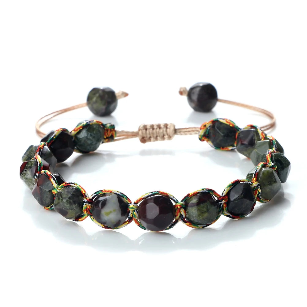 Kraftstein Knotenarmband Jaspis