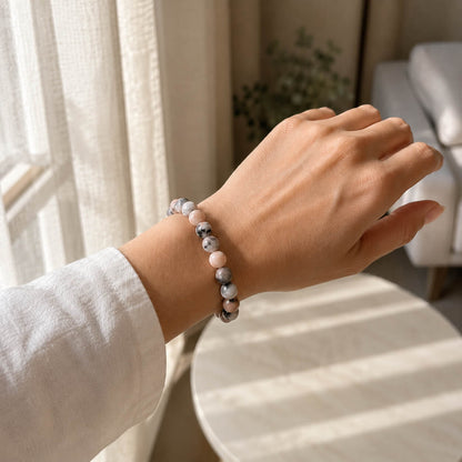 Liora Jaspis Armband getragen
