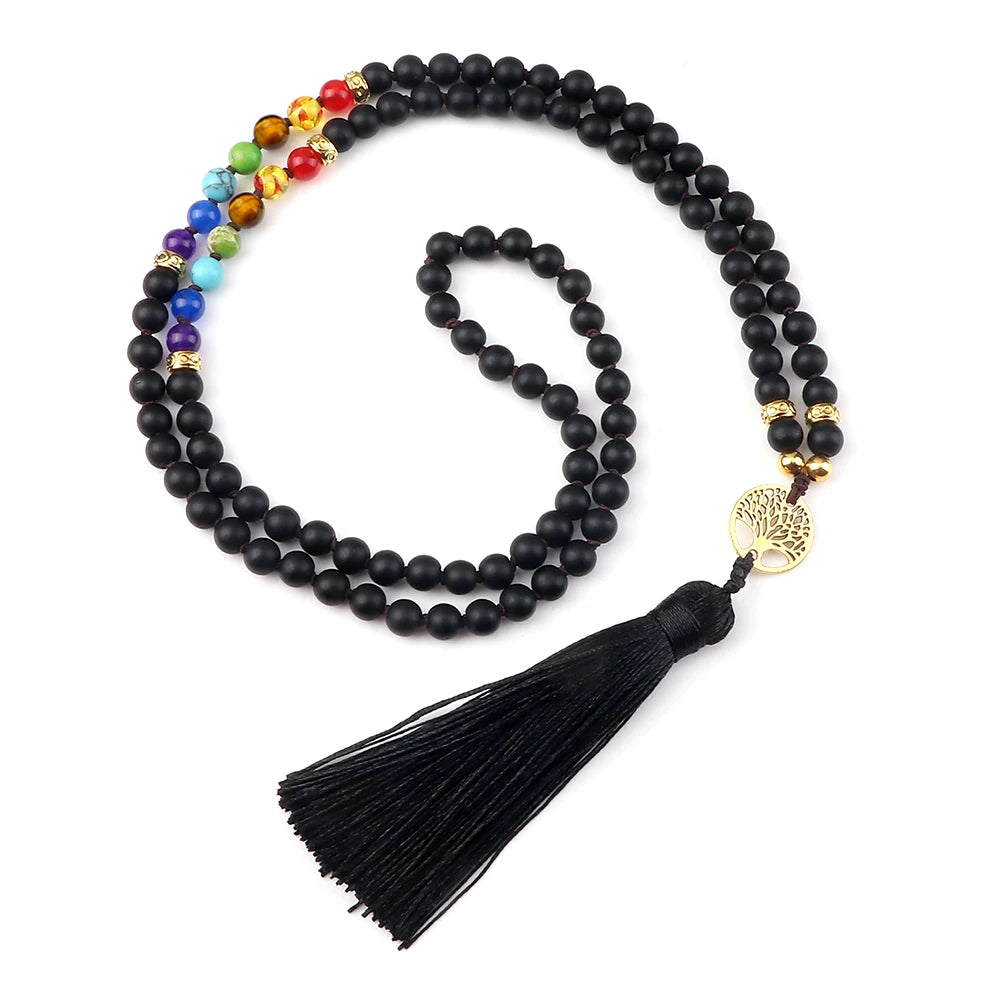 Chakra Mala Kette verschiedene Farben