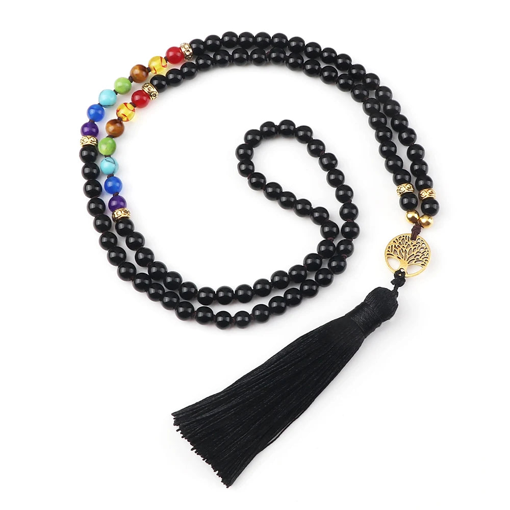 Chakra Mala Kette in verschiedenen Farben