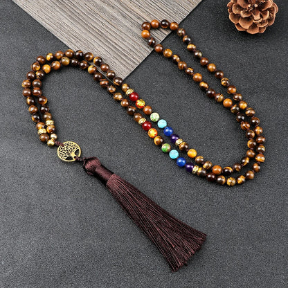 Chakra Mala Kette in verschiedenen Farben