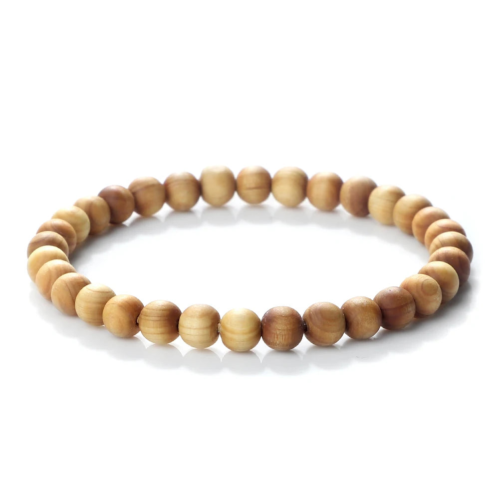 Zen Fokus Holzarmband 6mm