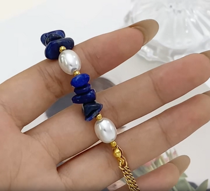 Lapislazuli Elegance Armband
